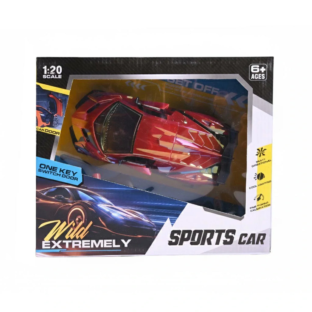 Picture of Wild Extremely R/C Sports Car - 1:20 Scale Full-Function Remote Control Vehicle With One-Key Switch Door And Cool Lighting - by Raja Sahib Kids