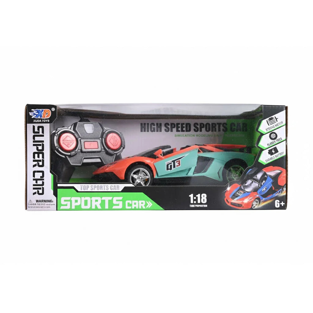 Picture of 1:18 Scale High Speed RC Sports Car | Top Sports Car with Strong Motor & Rubber Tires - by Raja Sahib Kids
