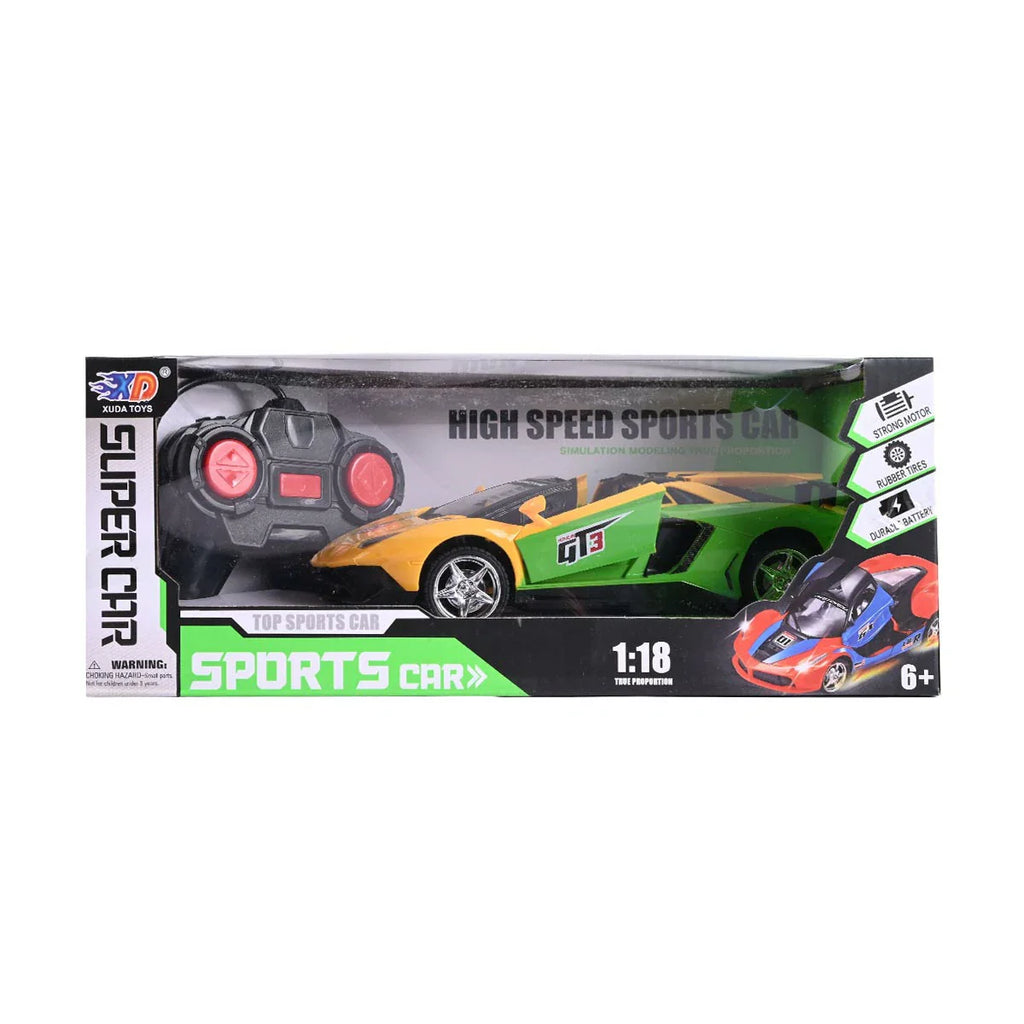 Picture of 1:18 Scale High Speed RC Sports Car | Top Sports Car with Strong Motor & Rubber Tires - by Raja Sahib Kids