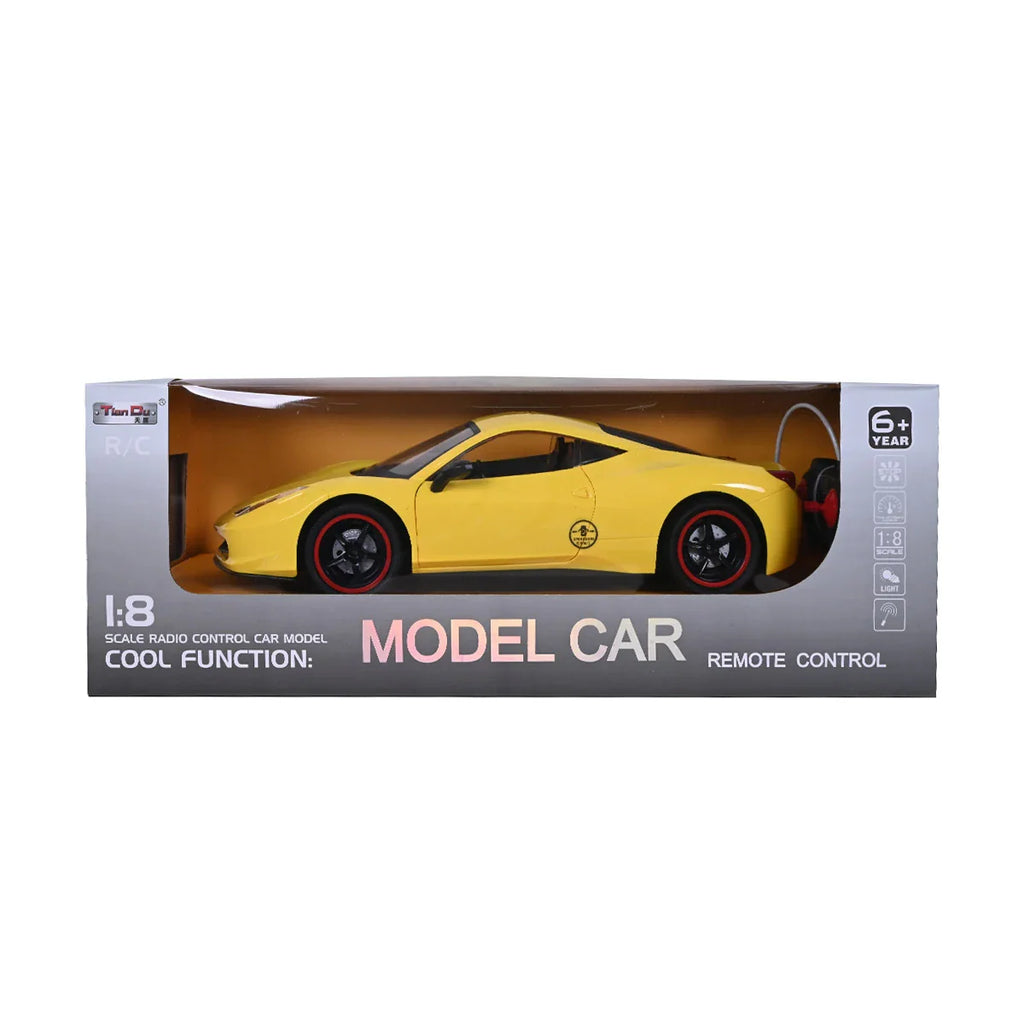 Picture of Remote Control Model Car - Yellow - by Raja Sahib Kids