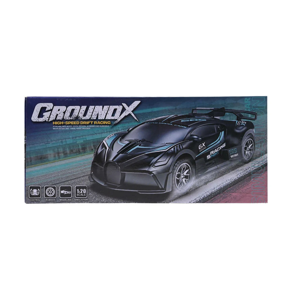 Picture of GroundX High-Speed RC Drift Racing Car - 1:20 Scale Simulation Model with Rubber Tires - by Raja Sahib Kids