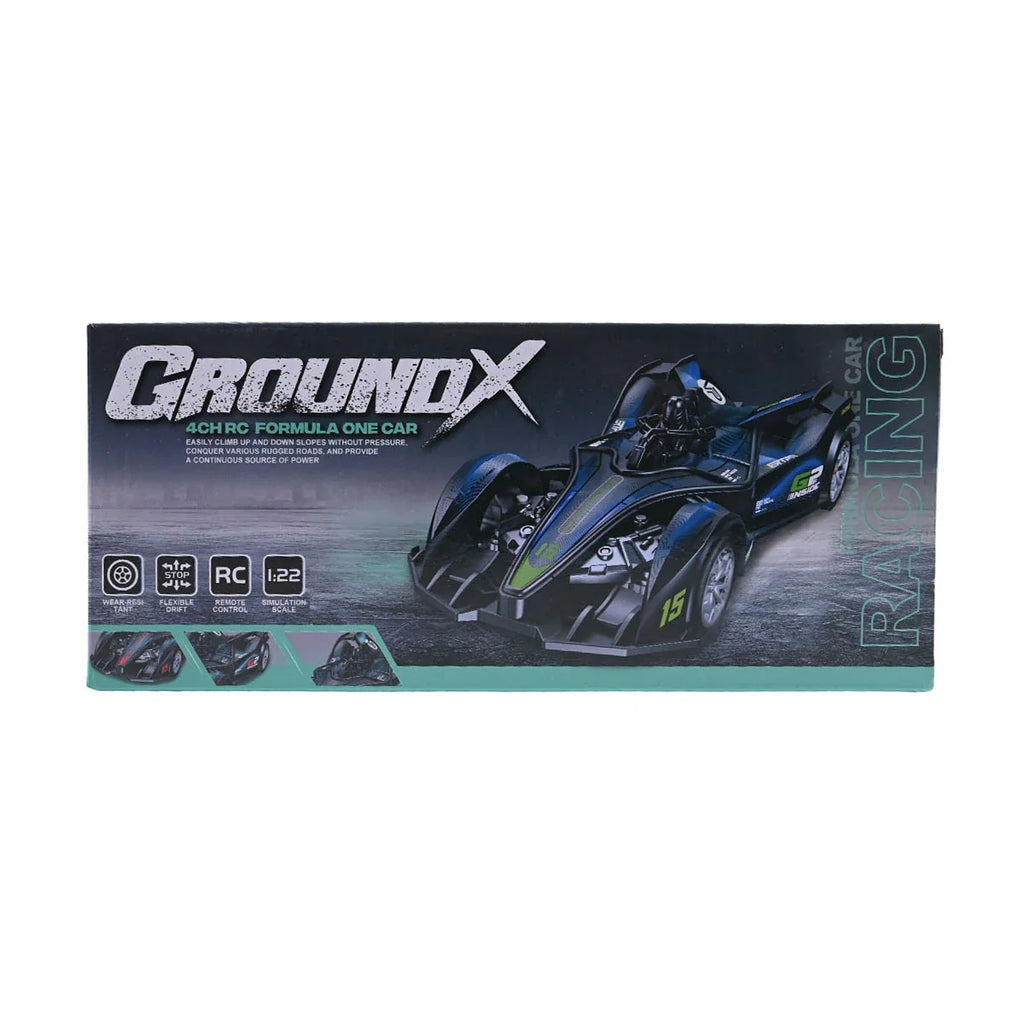 Picture of GroundX 4CH RC Formula One Racing Car - High-Speed Remote Control Model (1:22 Scale) - by Raja Sahib Kids