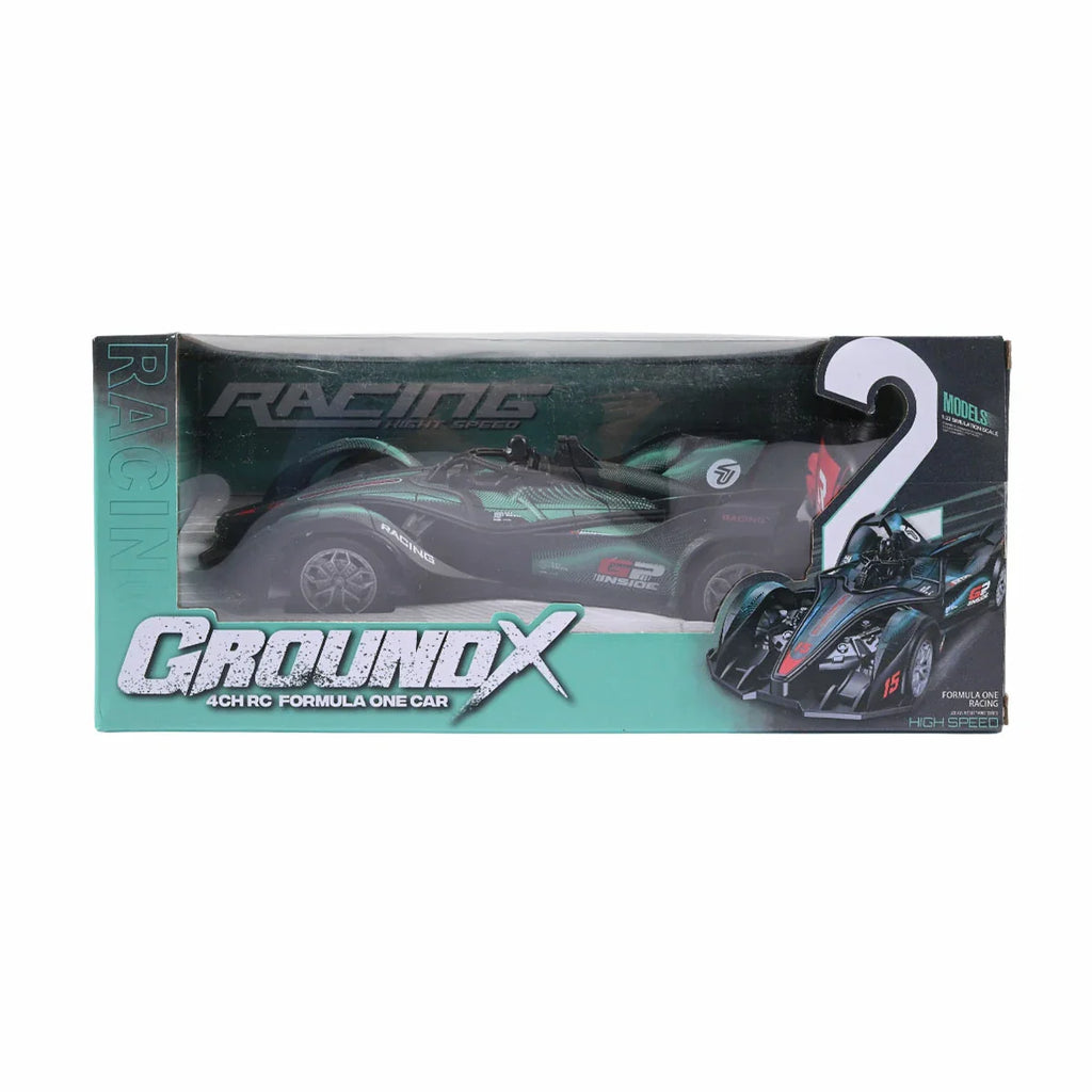 Picture of GroundX 4CH RC Formula One Racing Car - High-Speed Remote Control Model (1:22 Scale) - by Raja Sahib Kids