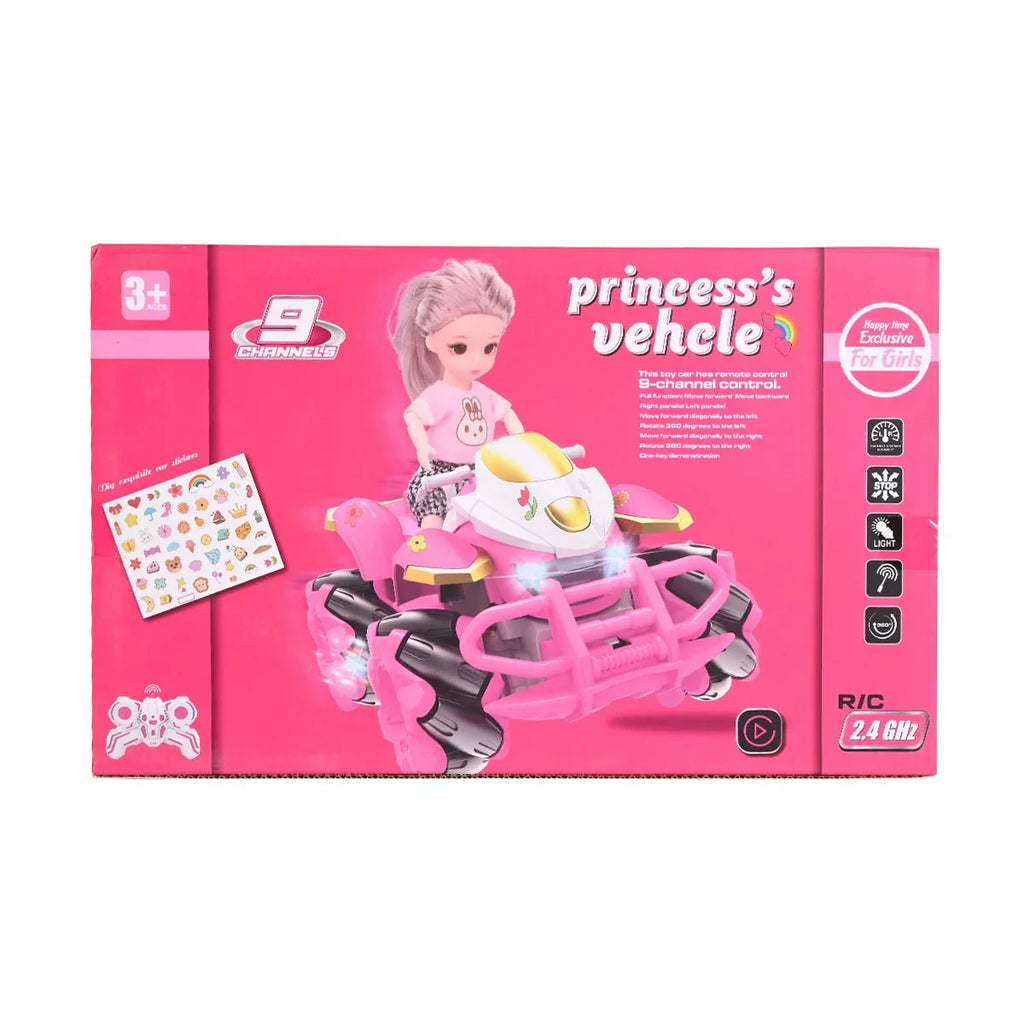 Picture of 9 Channels R/C Princess Car - My Beach Buggy | Exclusive Remote Control Vehicle with Doll & Light Effects | Ages 3+ - by Raja Sahib Kids