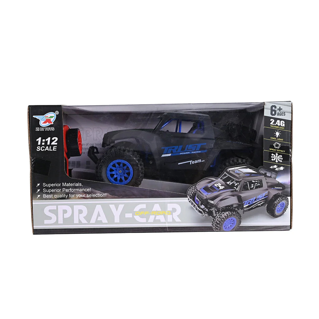 Picture of 1:12 Scale R/C Spray-Car Off-Road Truck | 2.4GHz Radio Control with Water Mist & Cool Lights | Ages 6+ - by Raja Sahib Kids