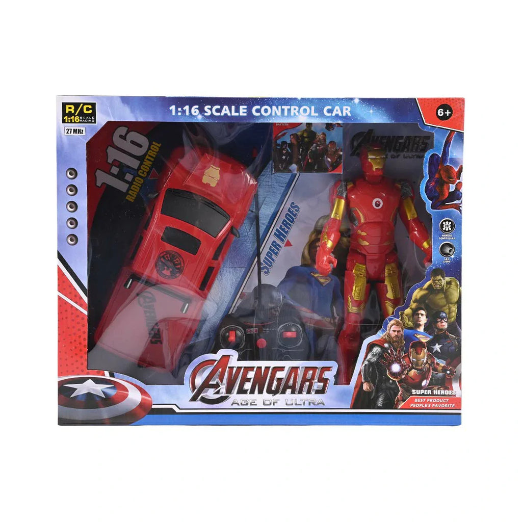Picture of 1:16 Scale Radio Control Vehicle with Iron Man Figure - by Raja Sahib Kids