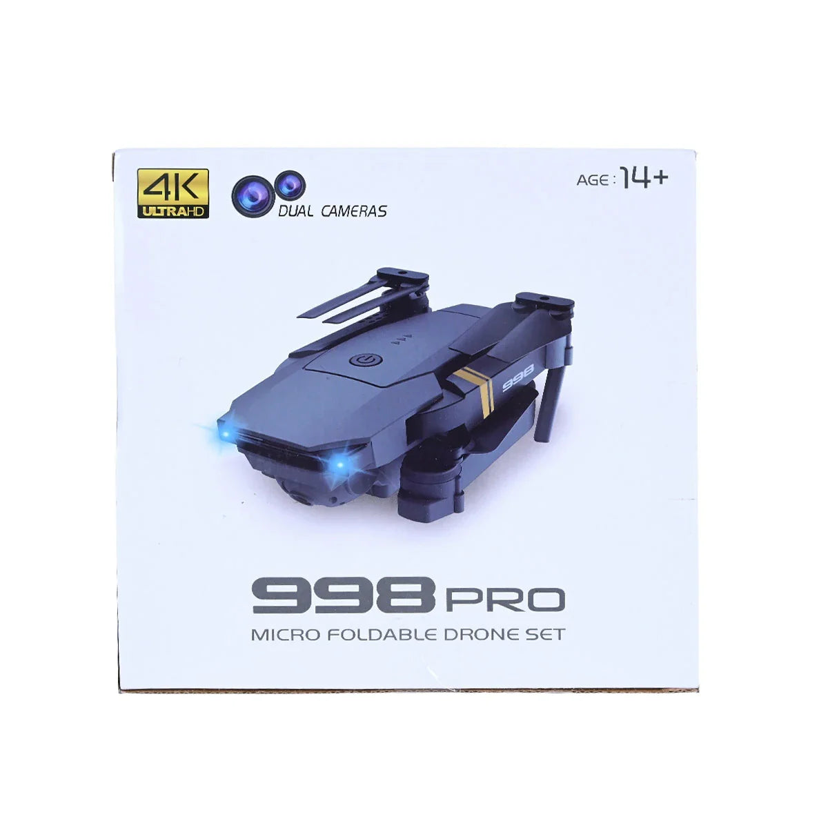 998 Pro Micro Foldable Drone with 4K Dual Cameras – Raja Sahib Kids