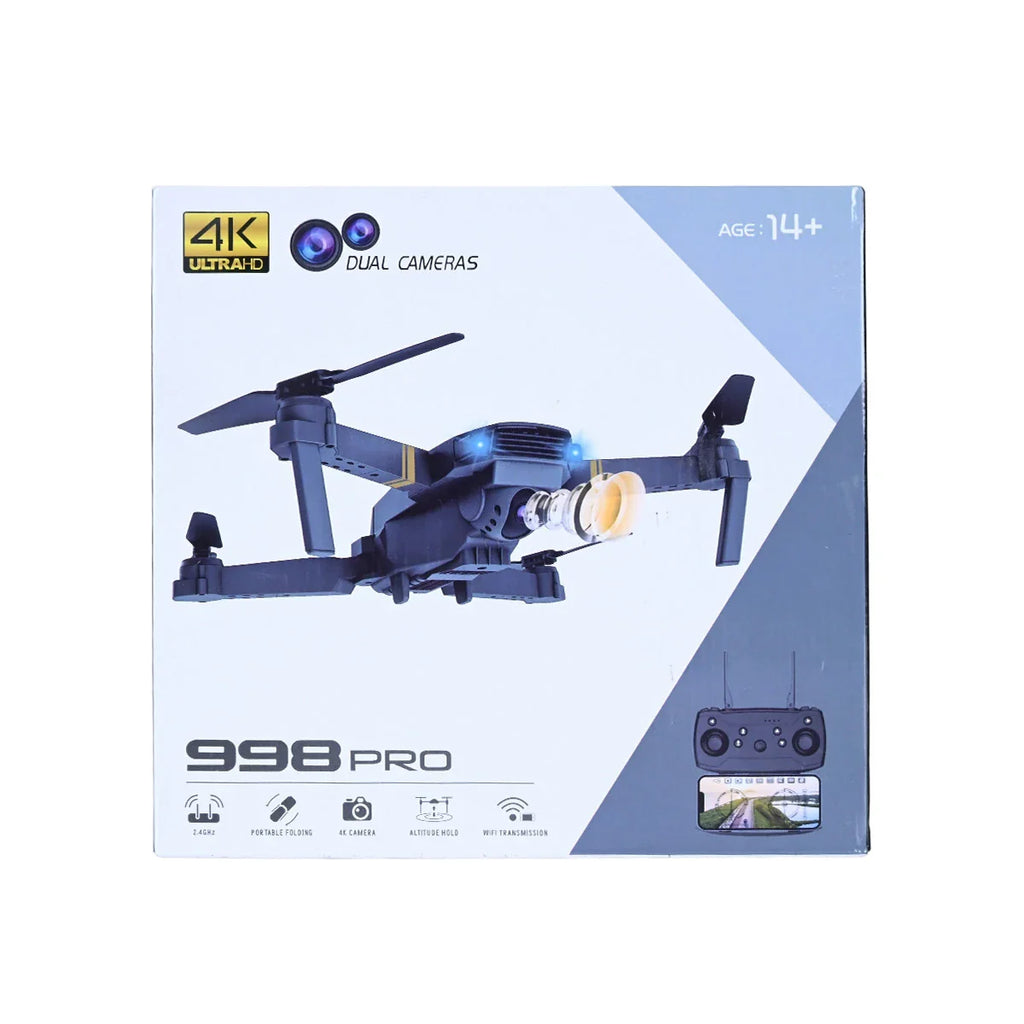 Picture of 998 Pro Micro Foldable Drone with 4K Dual Cameras - by Raja Sahib Kids