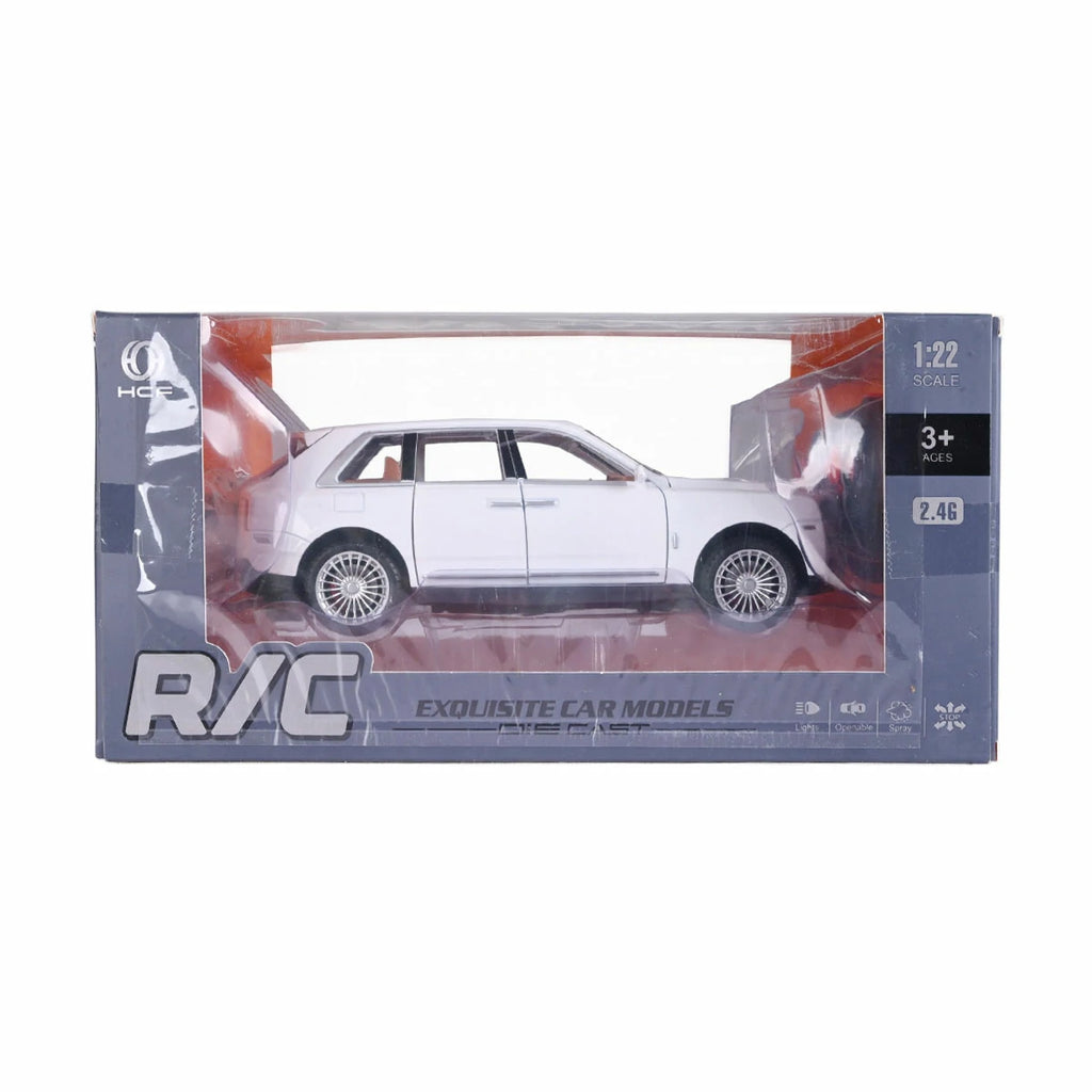 HCF 1:22 Scale Die-Cast Luxury SUV Remote Control Model with Spray & L ...