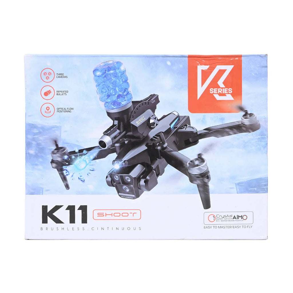 Picture of Remote Control Crystal Bullet K11 Drone Optical Flow Positioning Brushless Launching Water Bombs - by Raja Sahib Kids