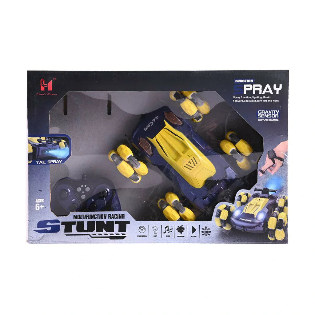 Picture of Load Hover Multifunction Racing Stunt R/C Car with Gravity Sensor & Tail Spray Function (Ages 6+) - by Raja Sahib Kids