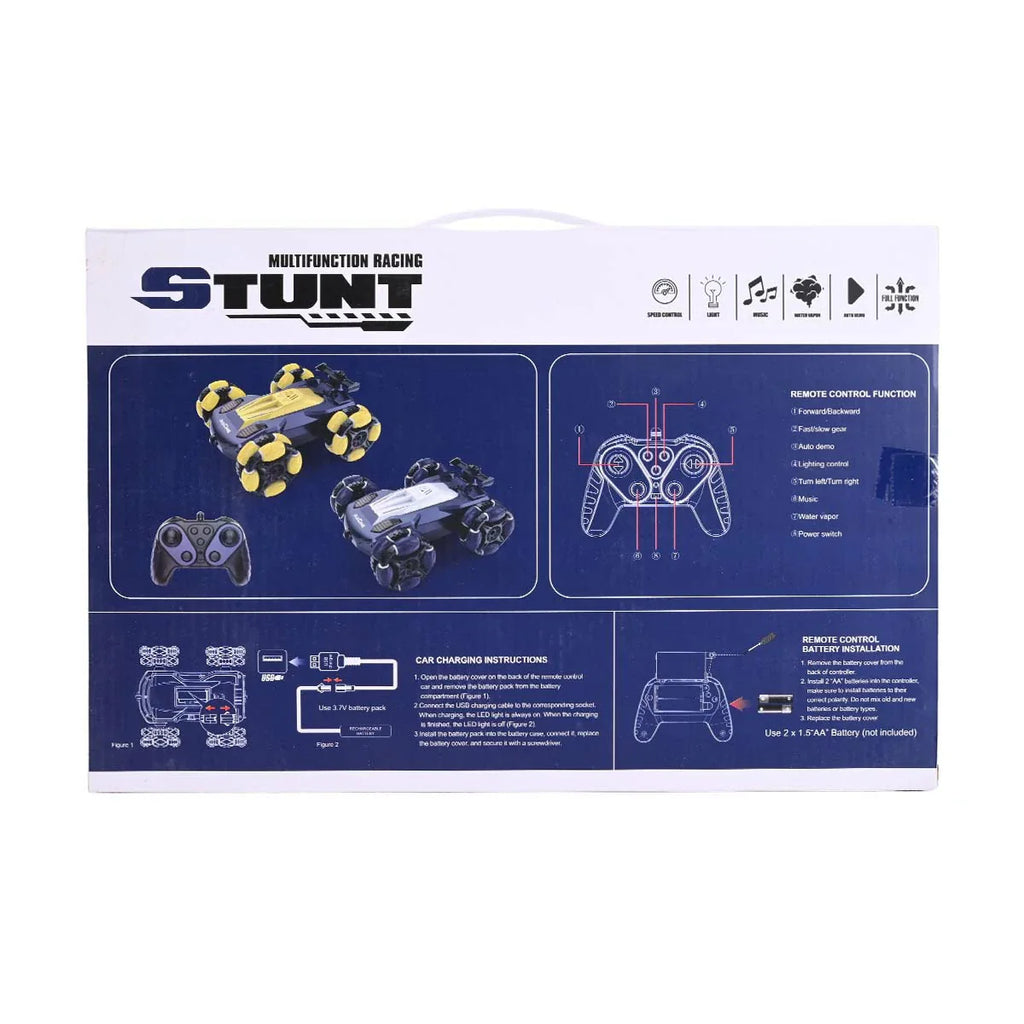 Picture of Load Hover Multifunction Racing Stunt R/C Car with Gravity Sensor & Tail Spray Function (Ages 6+) - by Raja Sahib Kids