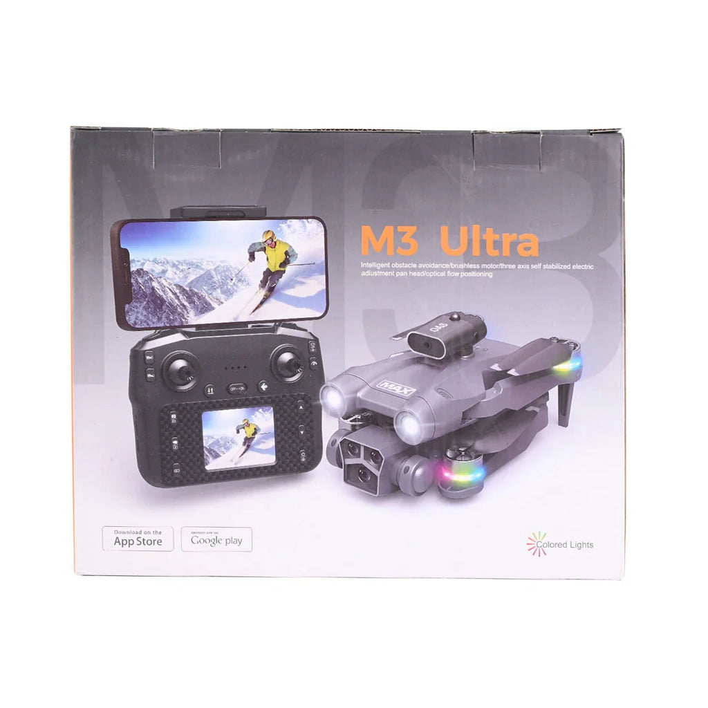 Picture of M3/Y3 Ultra Intelligent RC Drone with 360° Obstacle Avoidance & Brushless Motor - by Raja Sahib Kids