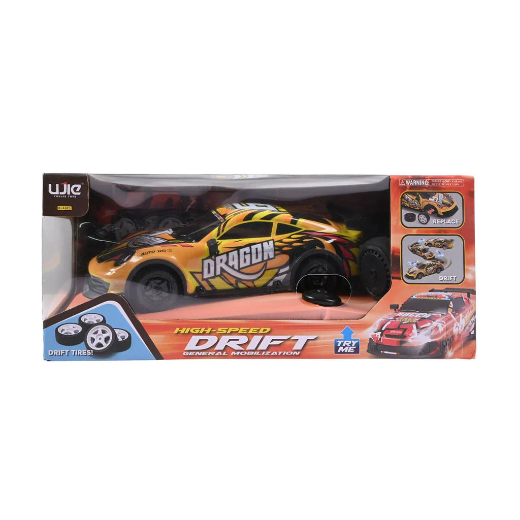 Picture of High-Speed RC Drift Car "Dragon" Edition - Remote Control Racing Vehicle with Interchangeable Tires and LED Lights - by Raja Sahib Kids