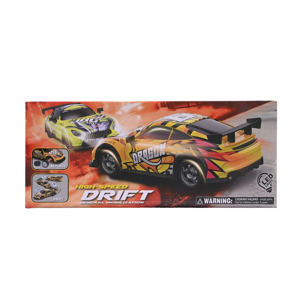 Picture of UJI "302" High-Speed RC Drift Car - General Mobilization Racing Toy with Interchangeable Tires - by Raja Sahib Kids