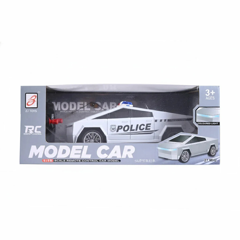 Picture of 1:18 Scale Superior RC Police Model Car | Full-Function Control with Coloured Lights (27 MHz) - by Raja Sahib Kids