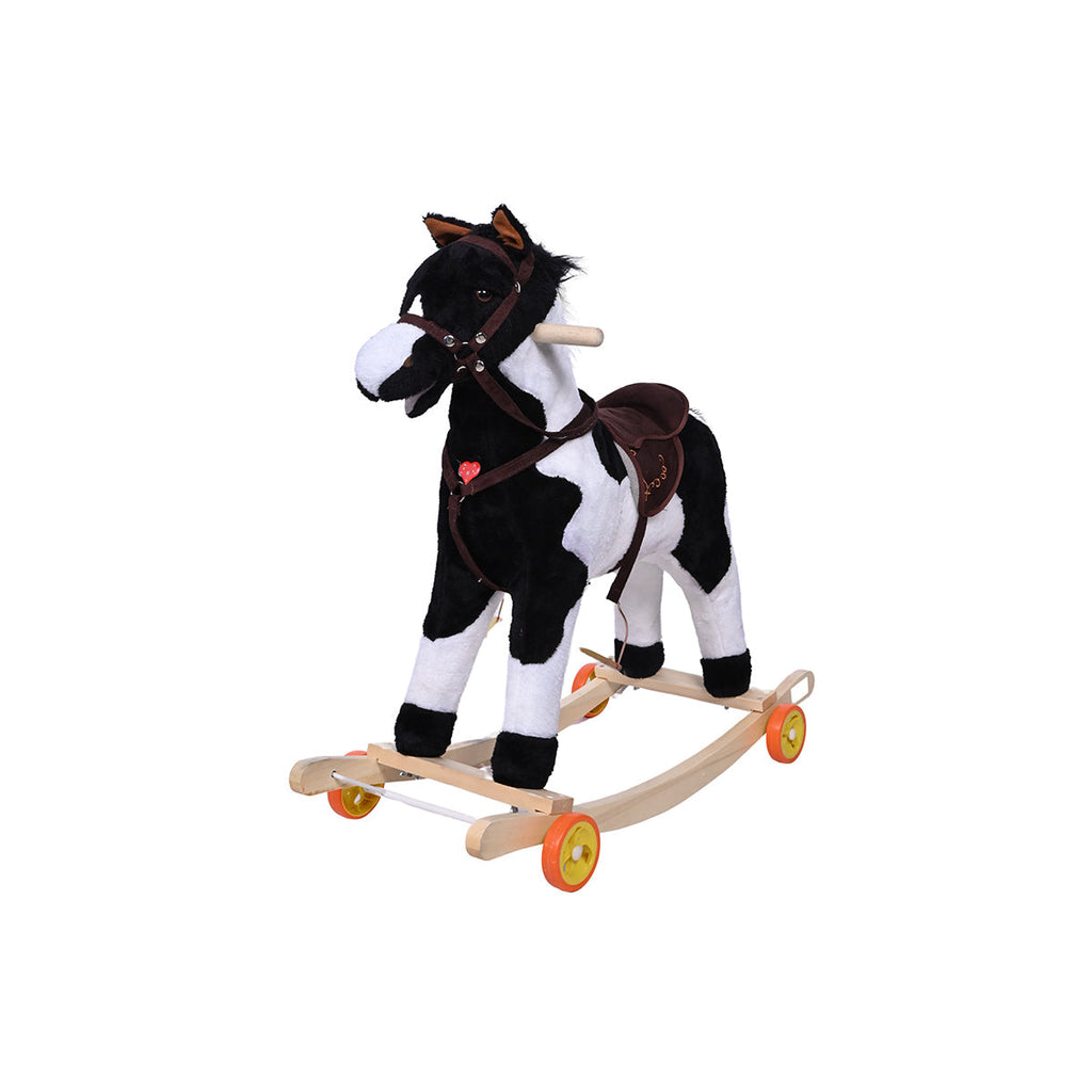 Rocking Horse & Ride With Wheel For Kids