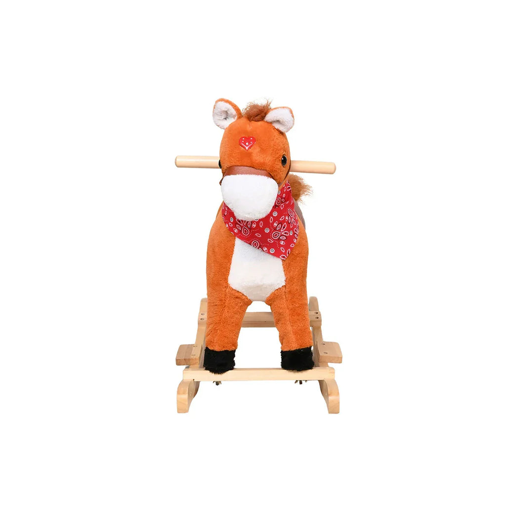 Picture of Deluxe Wooden Base Rocker: Cowboy Horse or Magical Unicorn Ride-On Toy for Kids - by Raja Sahib Kids