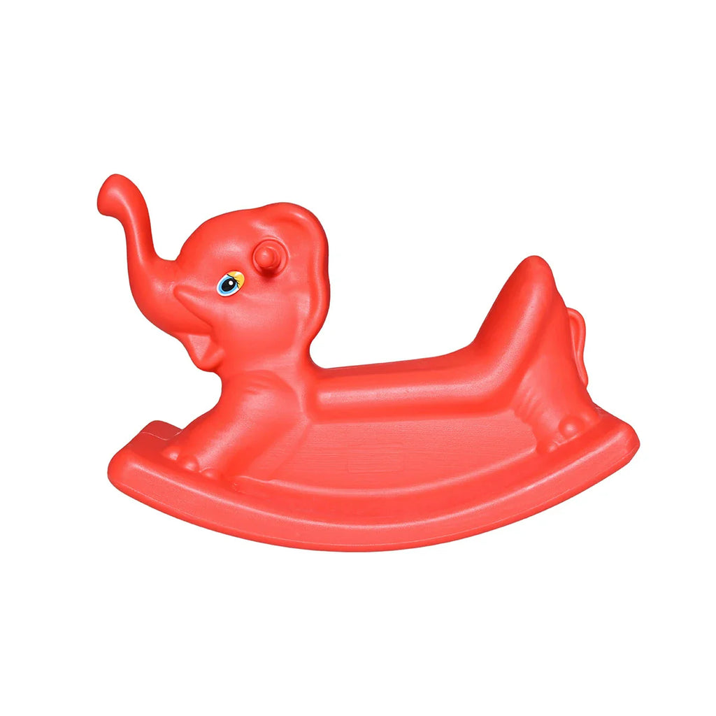 Picture of Rocking Elephant Seesaw Red - by Raja Sahib Kids