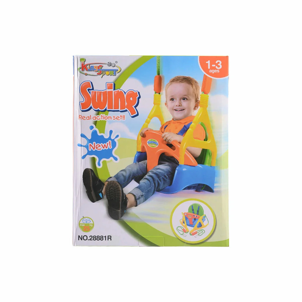 Picture of Kids Sport Full Bucket Swing Set - Secure Toddler Swing Seat - by Raja Sahib Kids