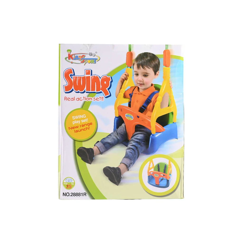 Picture of Kids Sport Full Bucket Swing Set - Secure Toddler Swing Seat - by Raja Sahib Kids