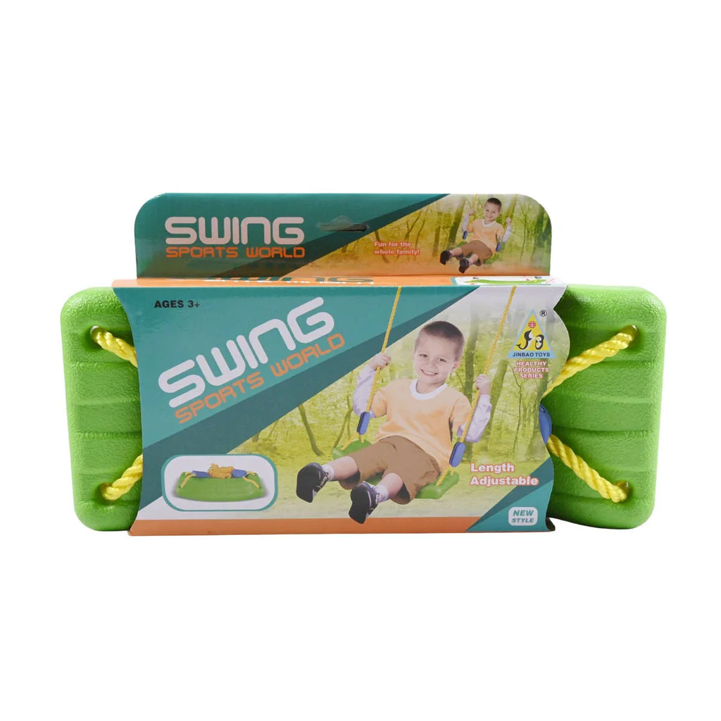 Picture of Sports World Adjustable Kids' Swing Seat - Durable Plastic Seat for Outdoor Play (Ages 3+) - by Raja Sahib Kids