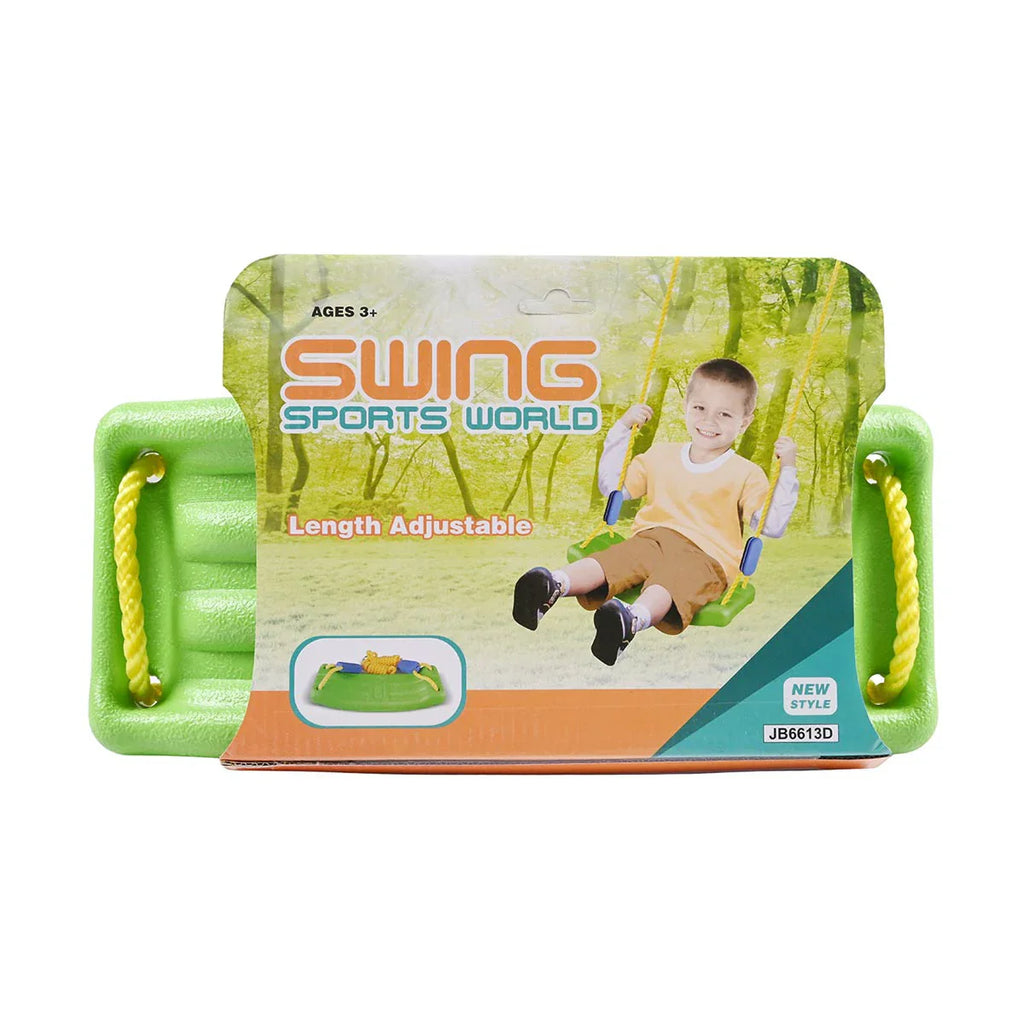 Picture of Sports World Adjustable Kids' Swing Seat - Durable Plastic Seat for Outdoor Play (Ages 3+) - by Raja Sahib Kids