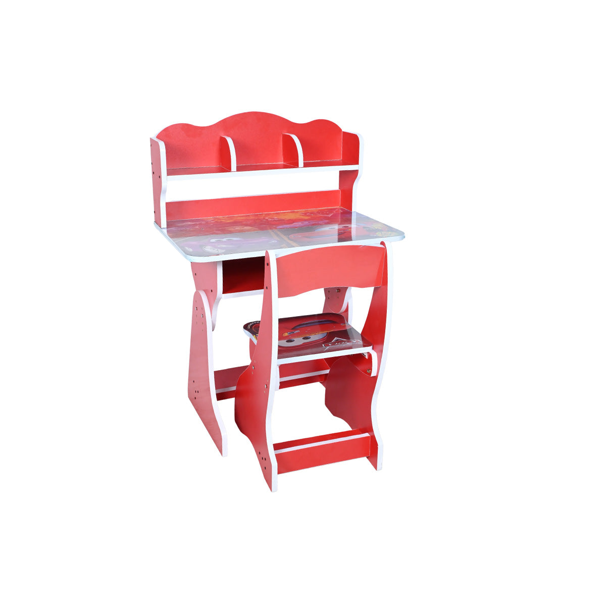 Portable Study Table & Chair - Mcqueen Cars – Raja Sahib Kids