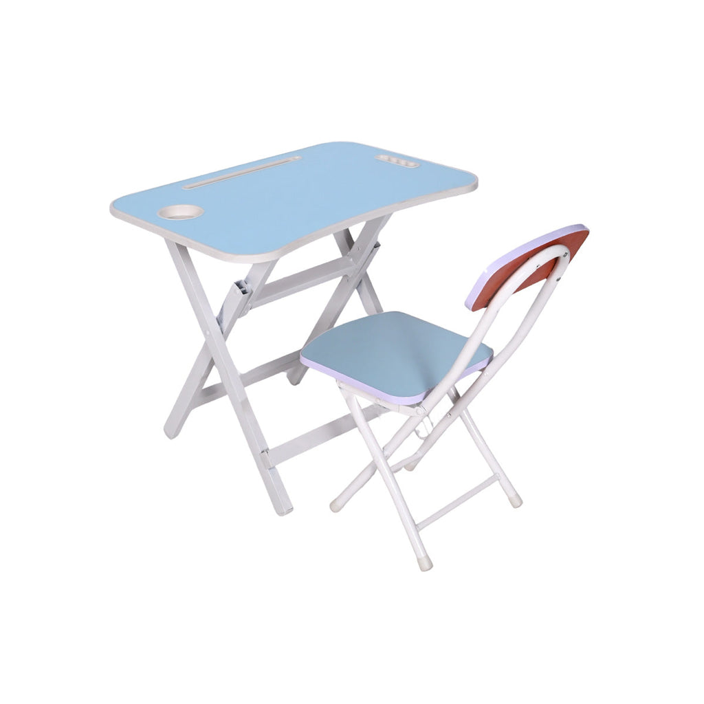 Picture of Kids Foldable Study & Relax Table & Chair Blue - by Raja Sahib Kids