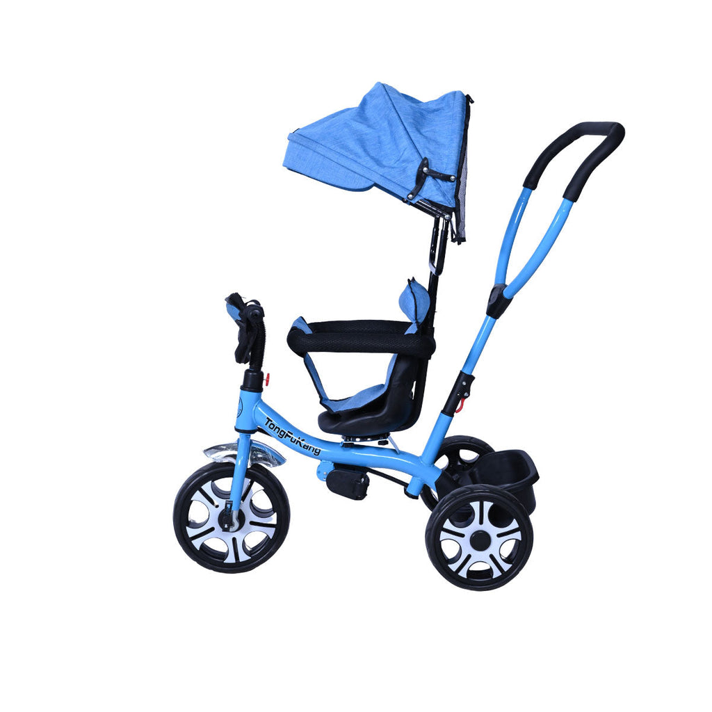 Picture of Baby Tricycle With Canopy - Blue - by Raja Sahib Kids