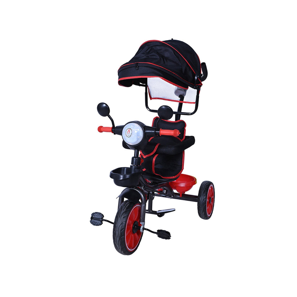 Picture of Baby Tricycle With Canopy - Red - by Raja Sahib Kids