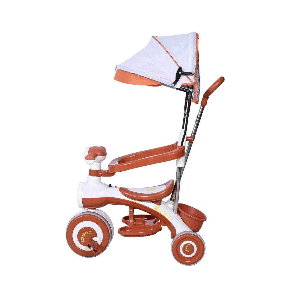 Picture of Baby Tricycle With Canopy - White - by Raja Sahib Kids