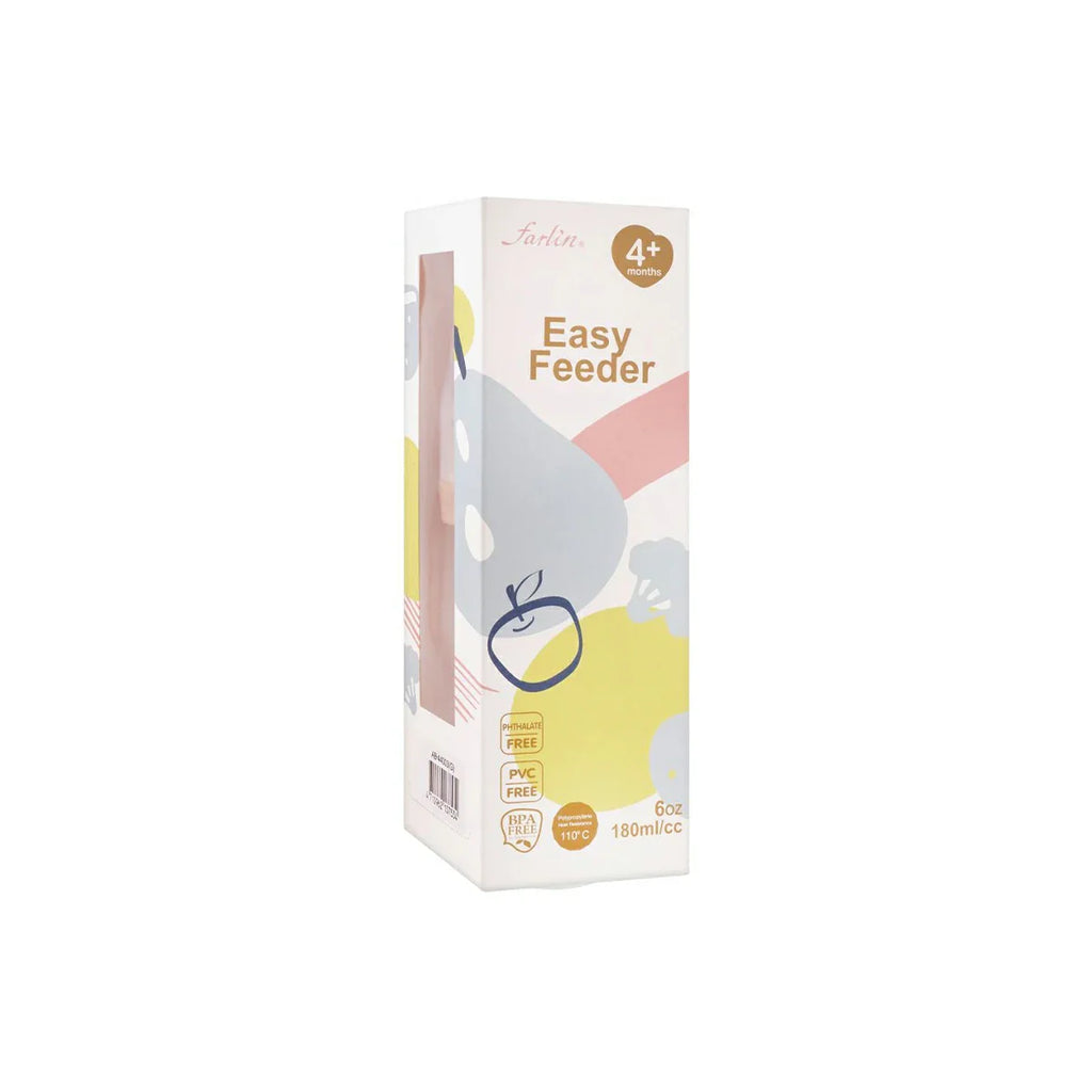 Picture of Farlin Squeezable Easy Spoon Feeder Peach 180ml - by Raja Sahib Kids