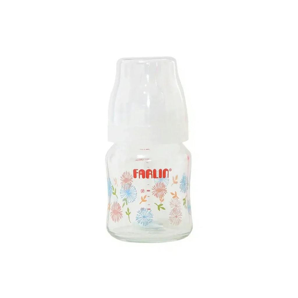 Picture of Farlin Wide Neck Glass Feeding Bottle 120ml - by Raja Sahib Kids