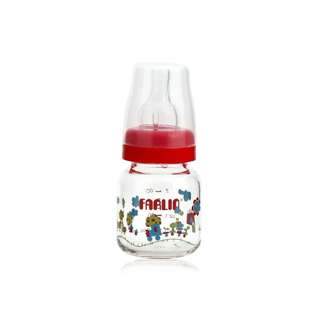 Picture of Farlin Glass Feeding Bottle 60ml - by Raja Sahib Kids