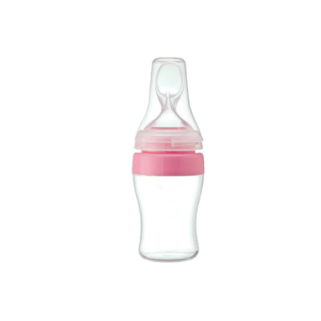 Picture of Farlin Transbottle II Silicone Feeder Pink 150ml - by Raja Sahib Kids