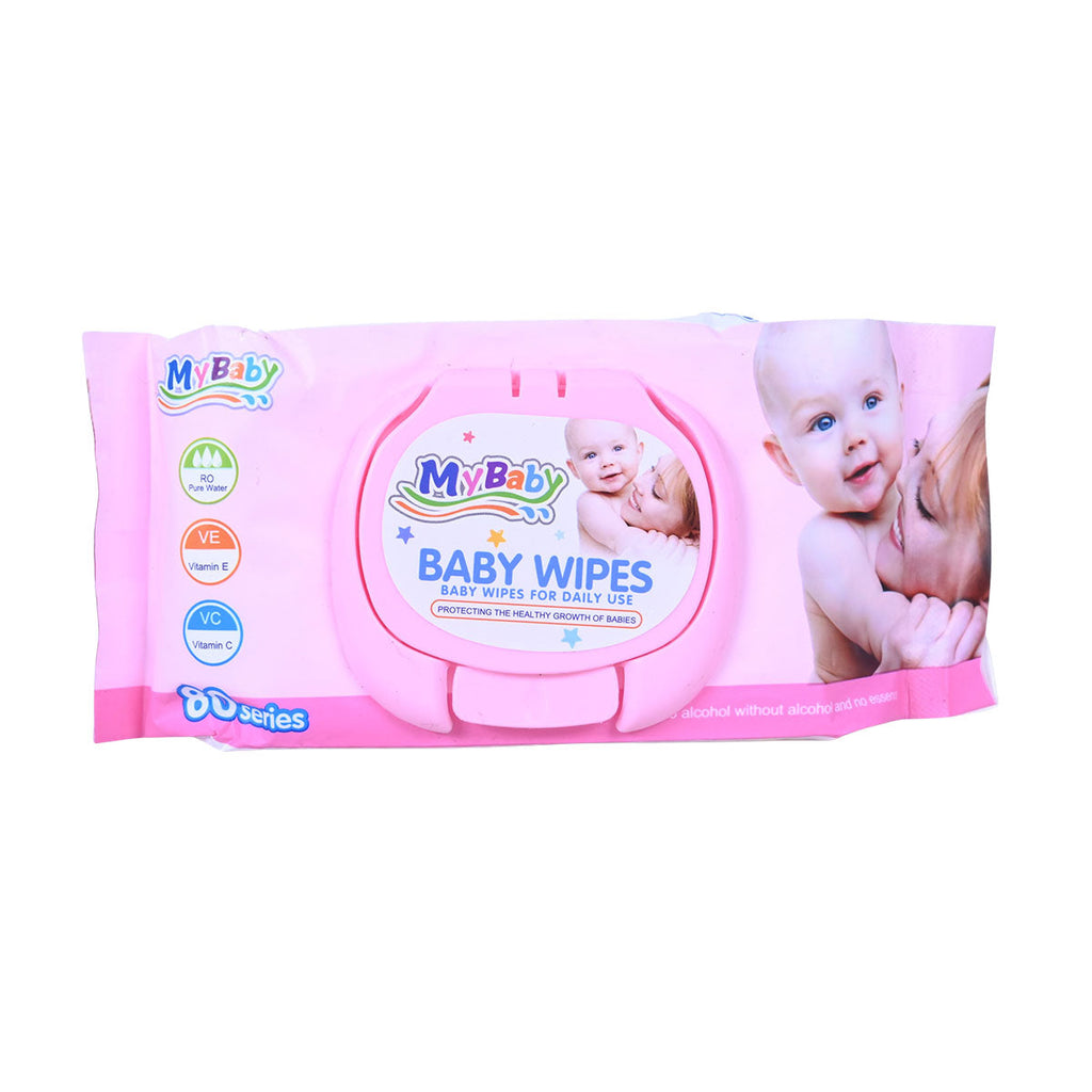 Picture of My Baby Wipes 80 Pcs - by Raja Sahib Kids