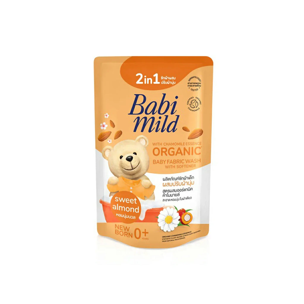 Picture of Babi Mild - Natural 2-in-1 Sweet Almond Fabric Wash Refill - 570ml - by Raja Sahib Kids