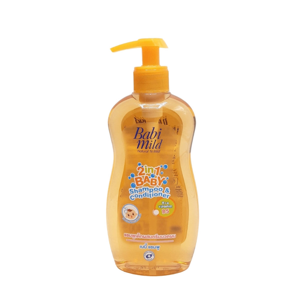Babi Mild 2-In-1 Baby Shampoo & Contioner 400Ml