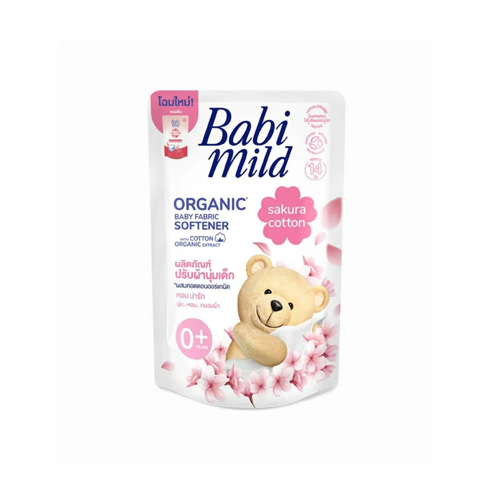 Picture of Babi Mild - Sakura Cotton Fabric Softener Refill - 570ml - by Raja Sahib Kids