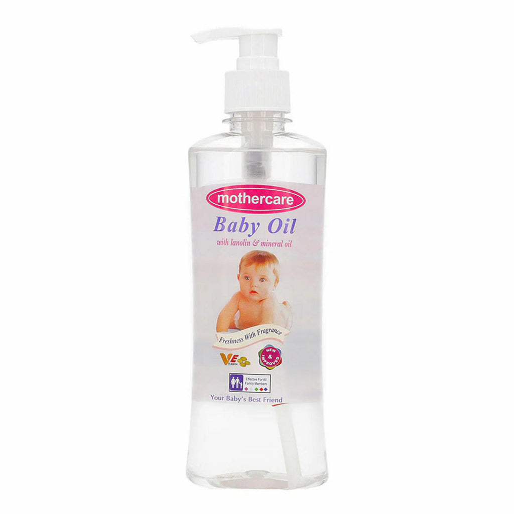 Picture of Mothercare Baby Oil With Lanolin & Mineral 300ml - by Raja Sahib Kids