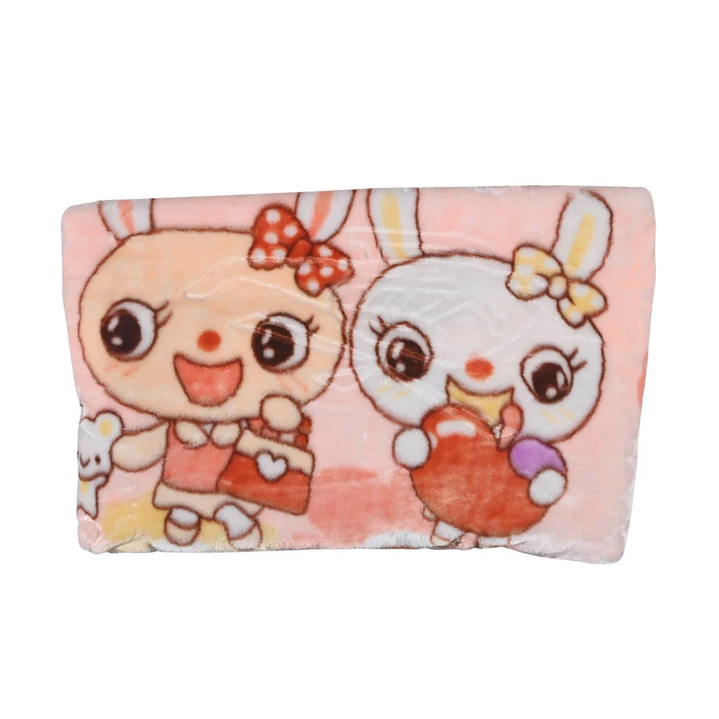 Picture of Sweet Pink Bunny Duo Ultra-Soft Baby Blanket - by Raja Sahib Kids