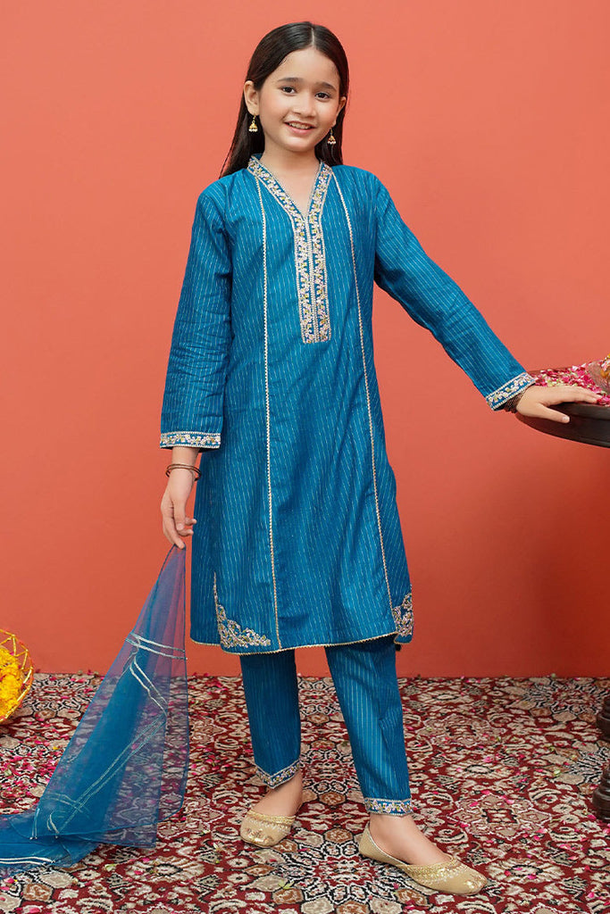 Picture of Festive Ensemble - 3 Piece Suit - 8455 - by Raja Sahib Kids