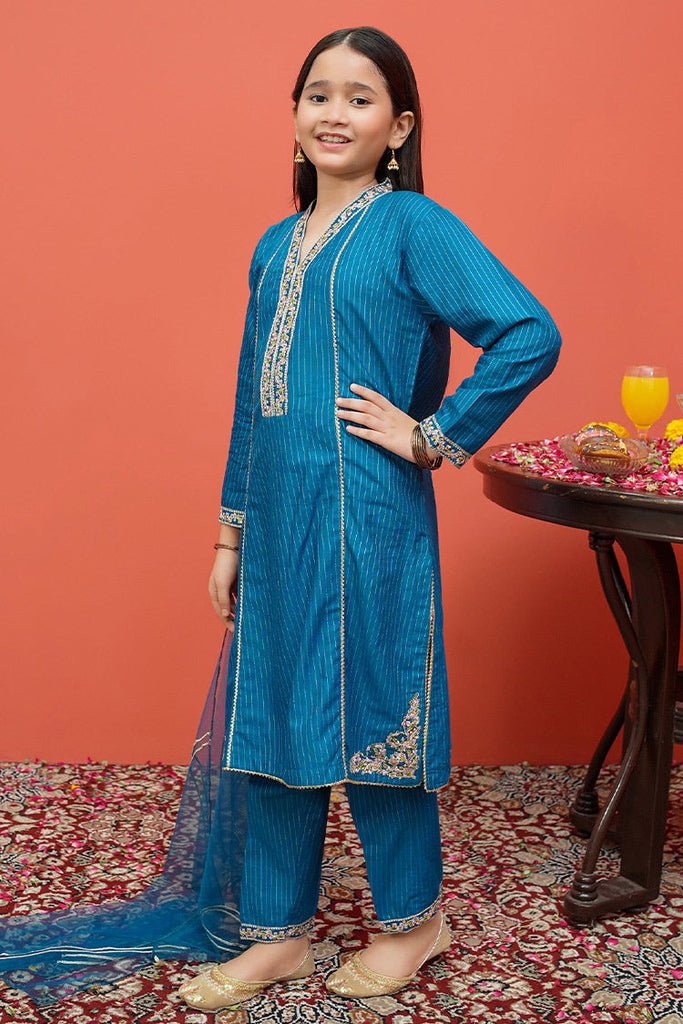 Picture of Festive Ensemble - 3 Piece Suit - 8455 - by Raja Sahib Kids