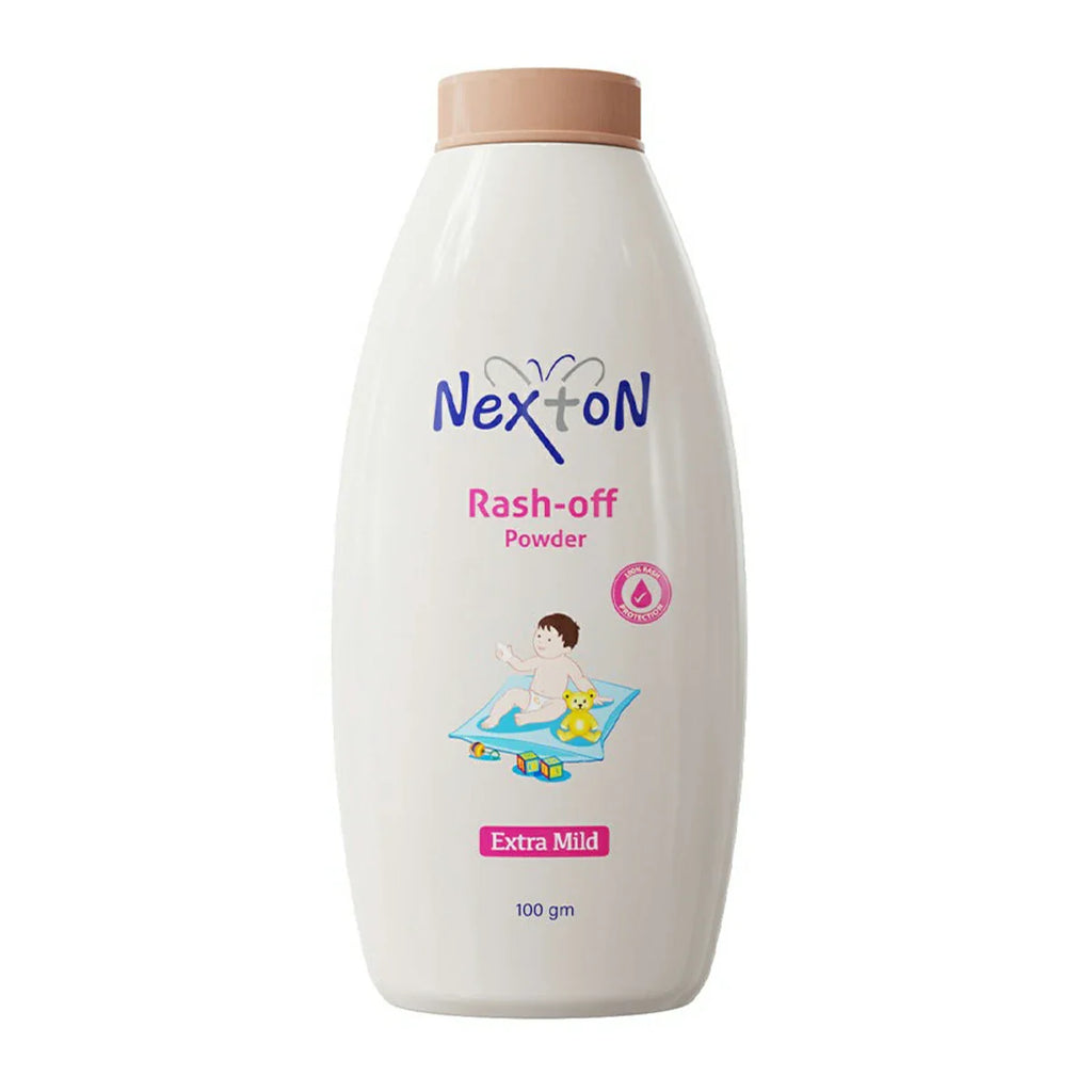 Picture of Nexton Extra Mild Rash Off Baby Powder 350g - by Raja Sahib Kids