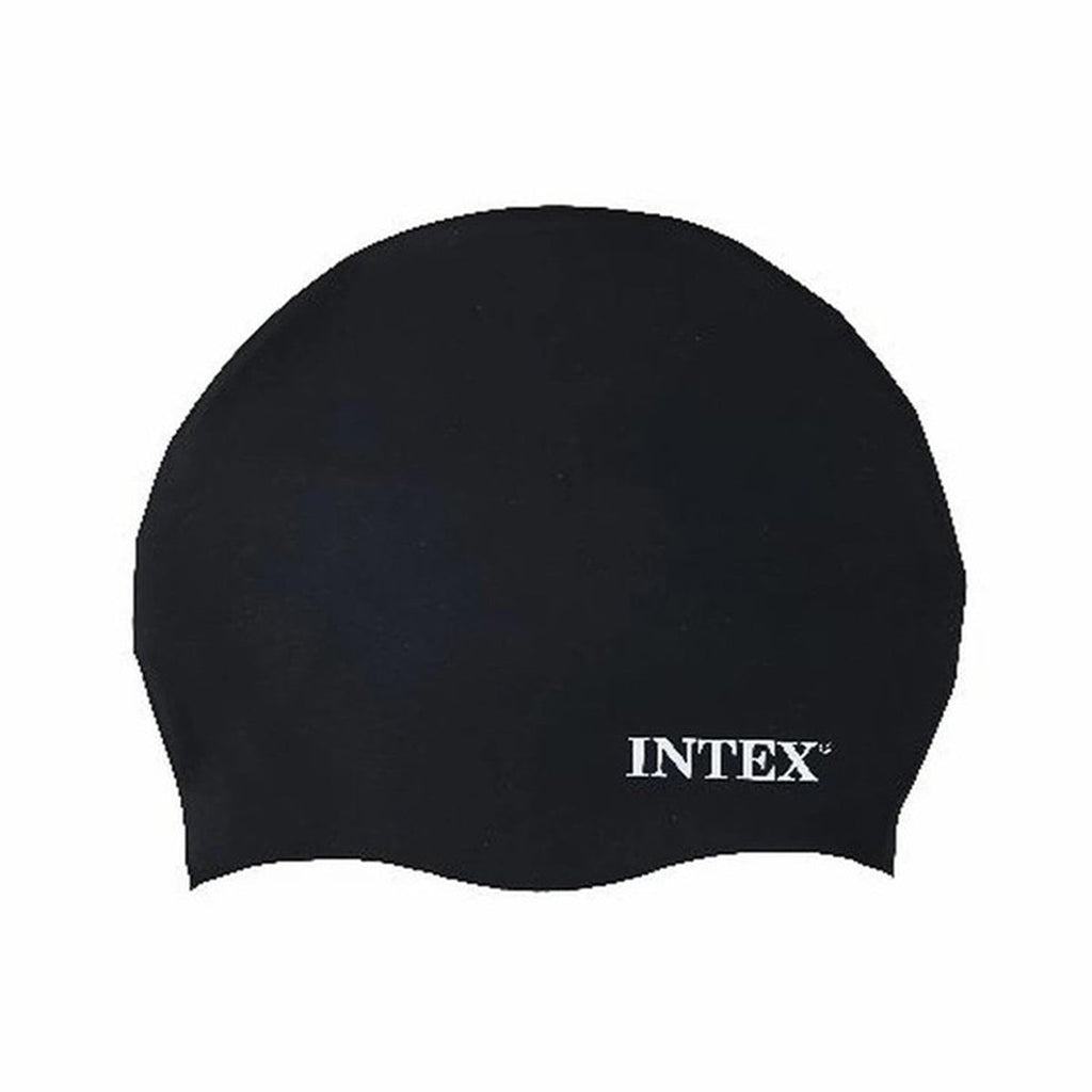 Intex Aqua Flow Silicone Swim Cap-Black