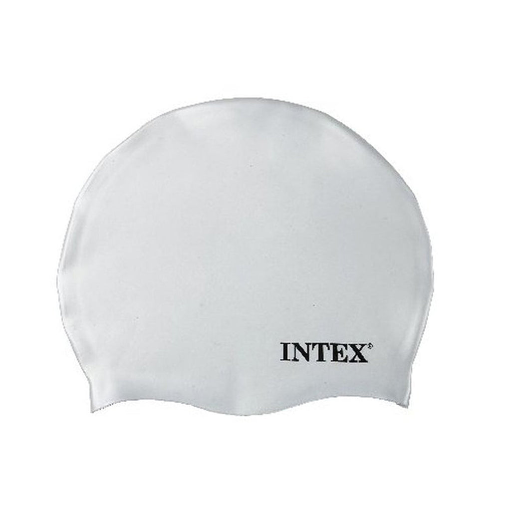Intex Aqua Flow Silicone Swim Cap-White