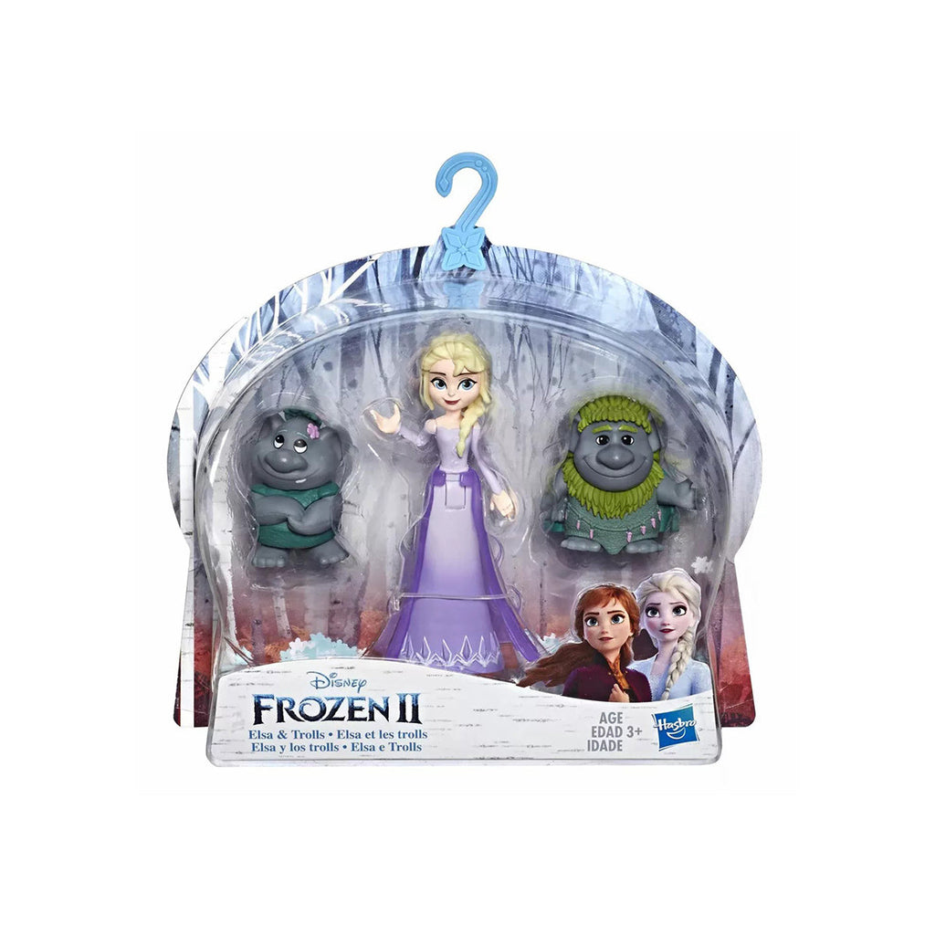 Picture of Hasbro Disney Frozen II Elsa Small Doll With Troll Figures - by Raja Sahib Kids