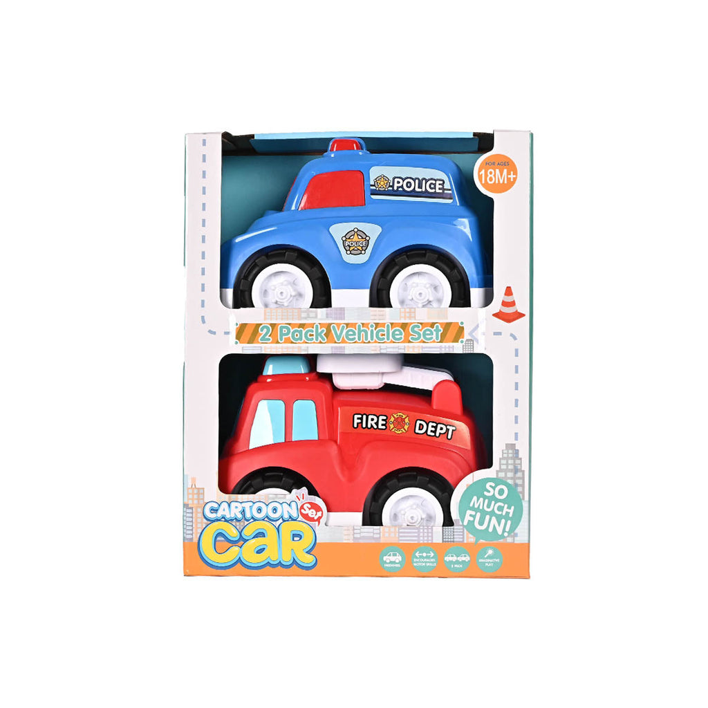 Picture of Cartoon Car 2 Pack Play Set - by Raja Sahib Kids