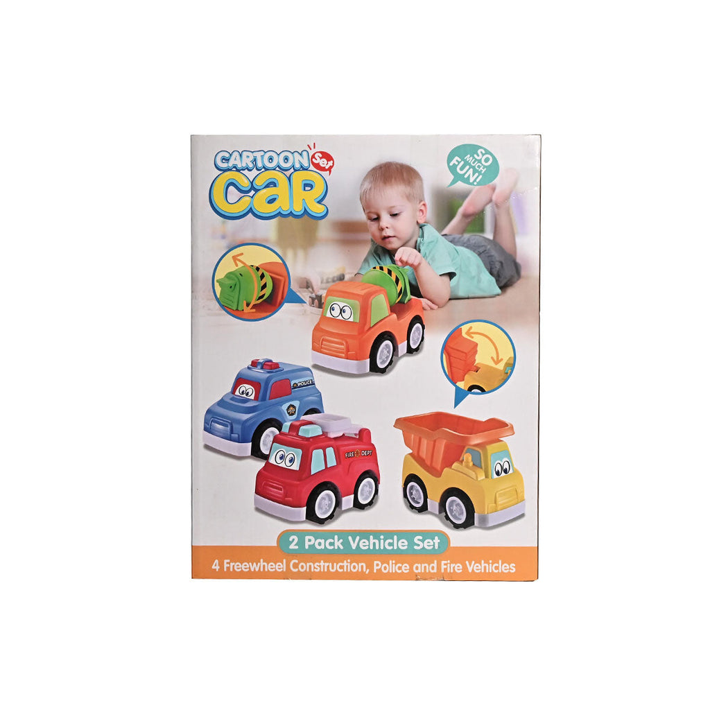 Picture of Cartoon Car 2 Pack Play Set - by Raja Sahib Kids